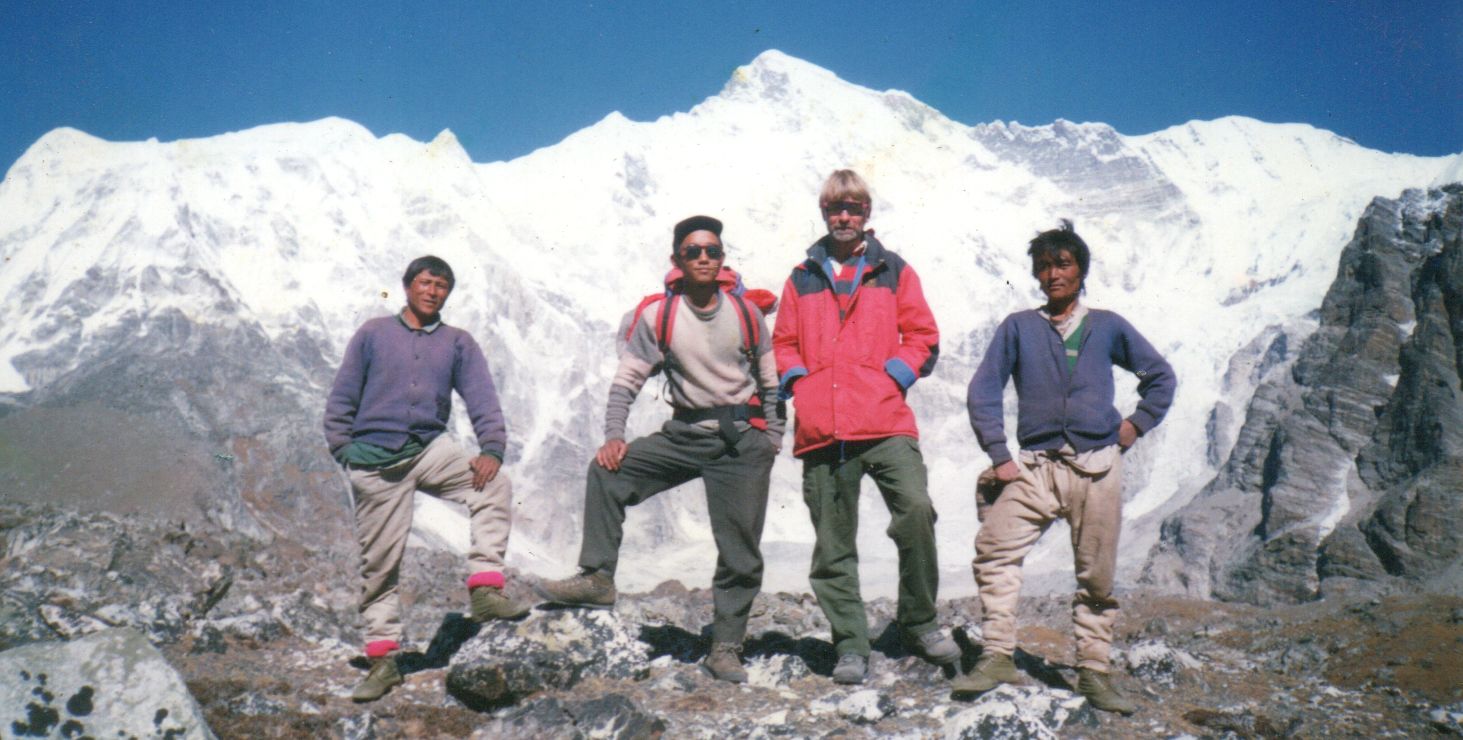 Cho Oyu at head of Gokyo Valley