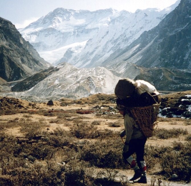 North Side of the Kangchenjunga Massif from Lhonak