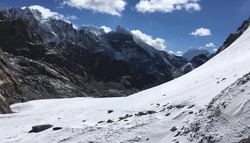 Lobuje Peak from Cho La