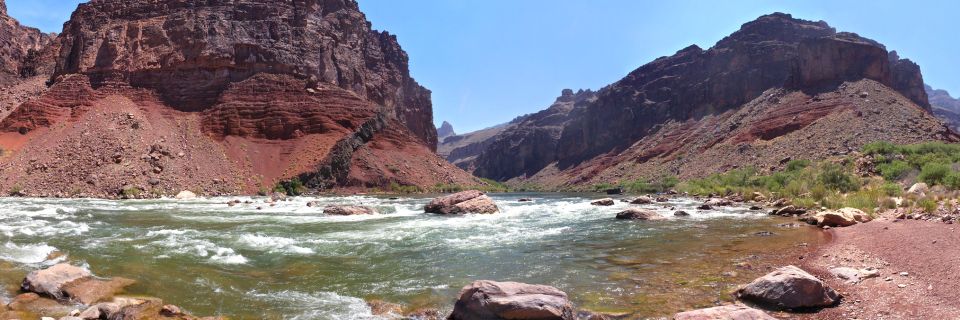 Hance Rapids on the Colorado River in the Grand Canyon