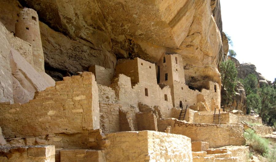 Cliff dwellings at Mesa Verde