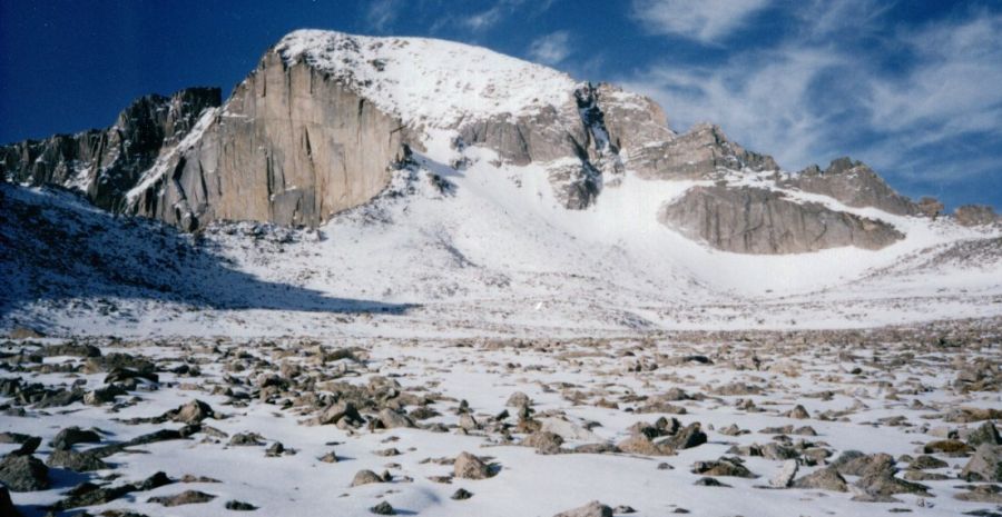 Long's Peak from the Boulder Field