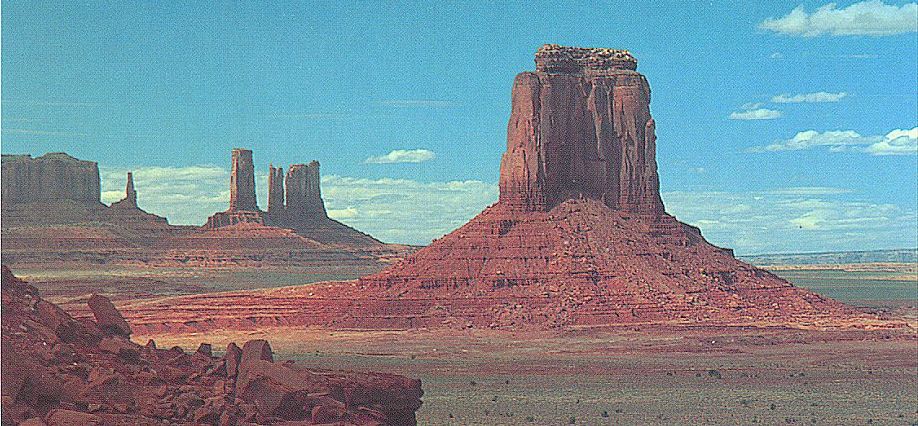 Sandstone Buttes in Monument Valley