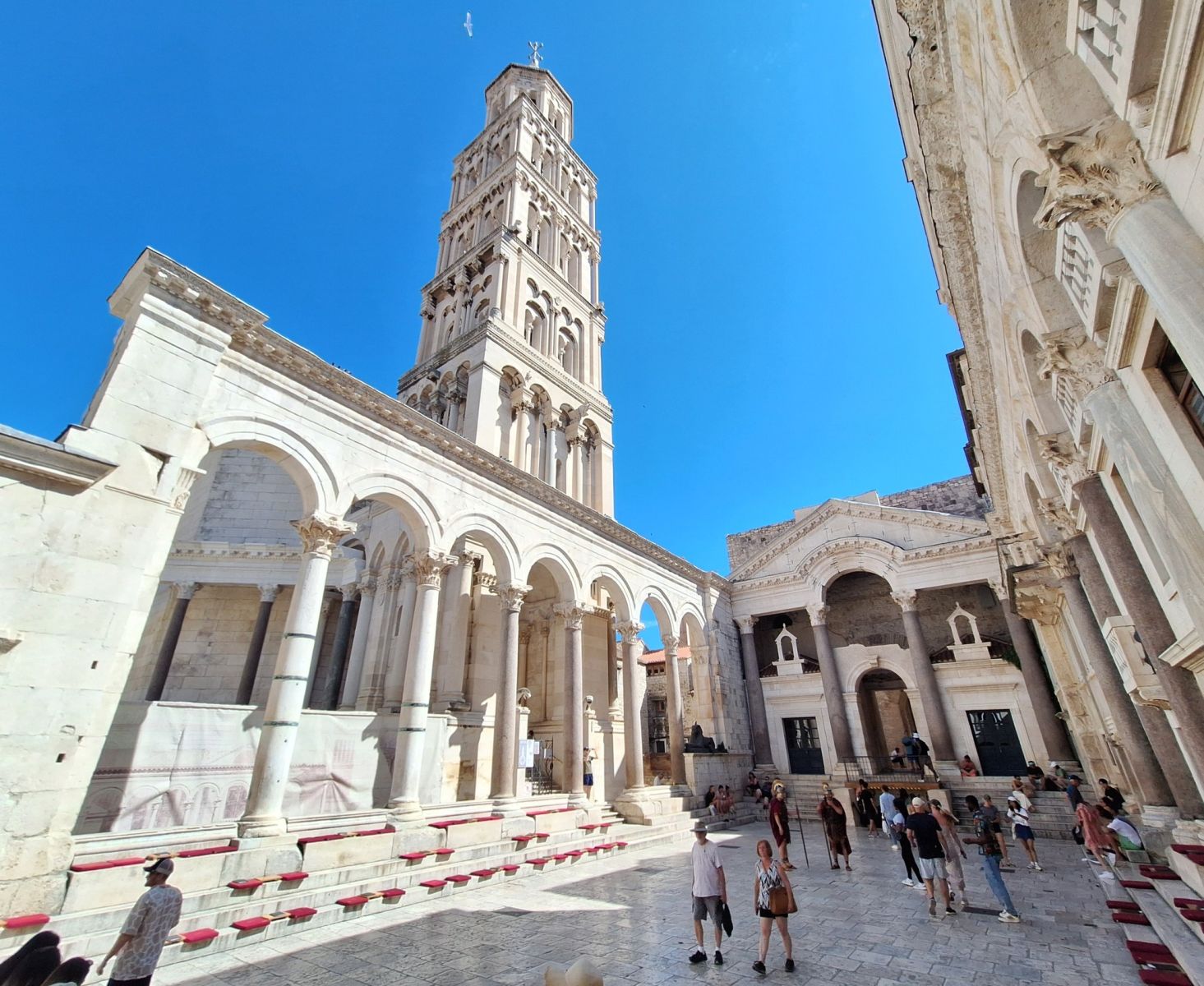 Split on the Dalmatian Coast of Croatia