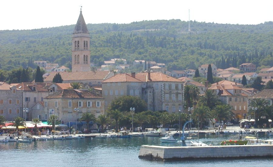 Harbour at Supetar on Brac Island