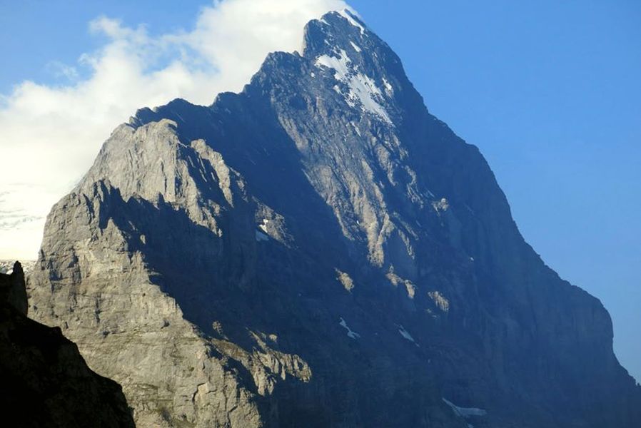 Mittellegi Ridge on the Eiger above Grindelwald