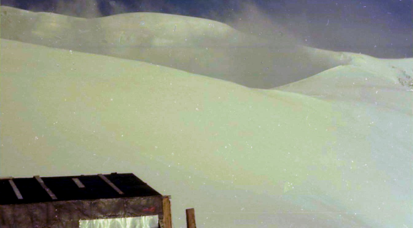 Refuge Vallot on the Normal route of ascent on Mont Blanc