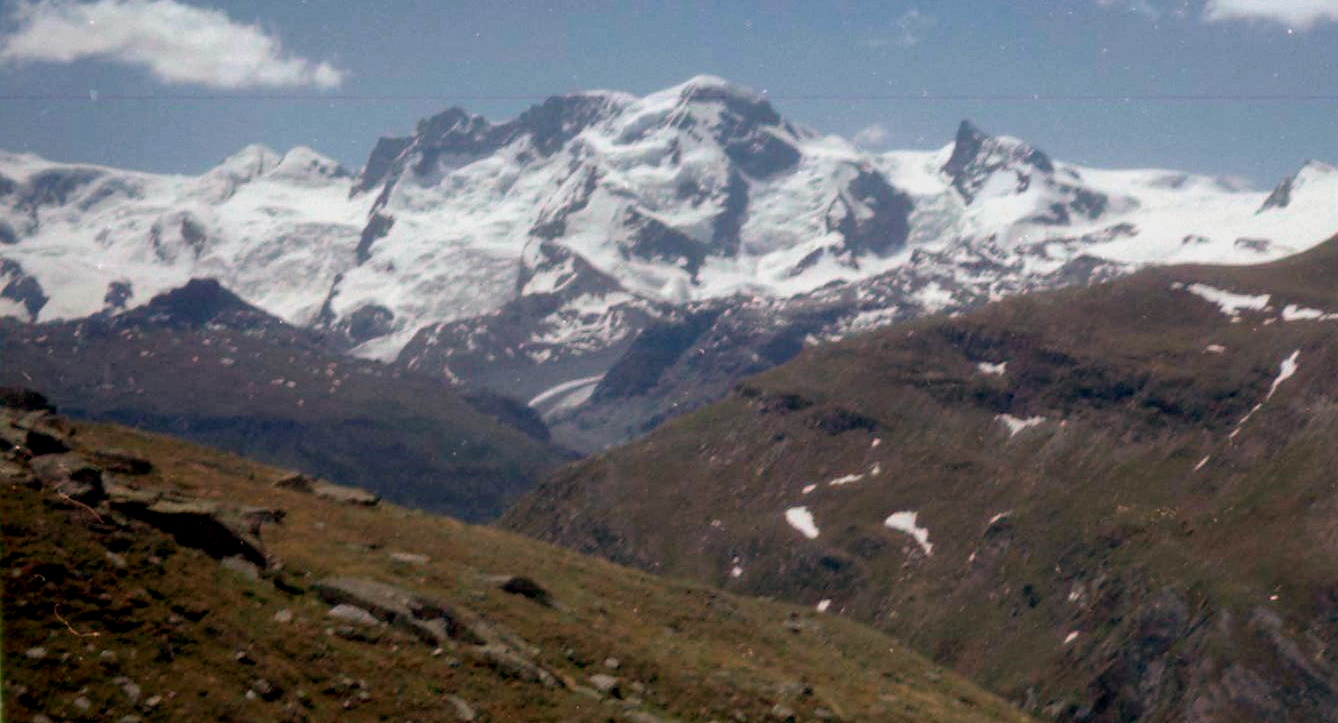 Breithorn and Klein ( Little ) Materhorn from the Mettelhorn