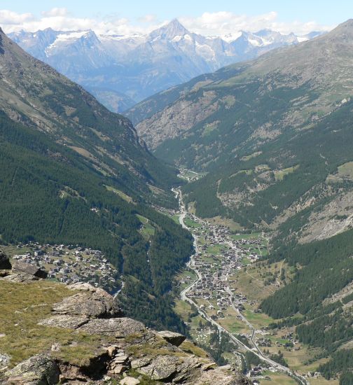 Saas Grund in the Valais Region of Switzerland