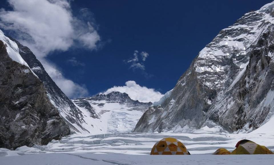 Camp I on South Col Route