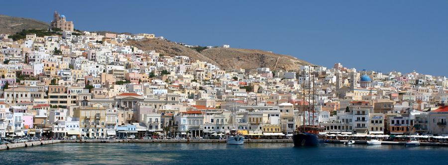 Ermoupoli, the "Queen of the Cyclades" on the Island of Syros