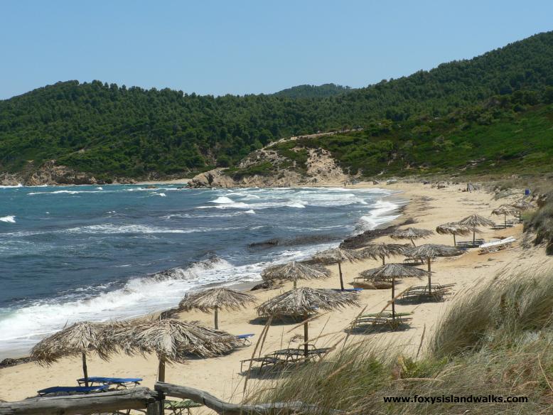 Elias Bay on Skiathos Island in the Sporades Islands of Greece