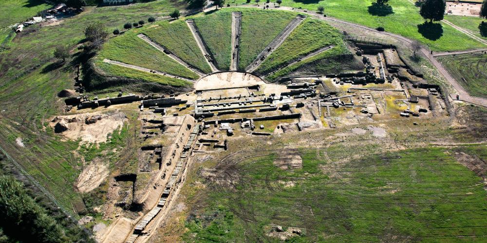 Ampitheatre at ancient city of Elis