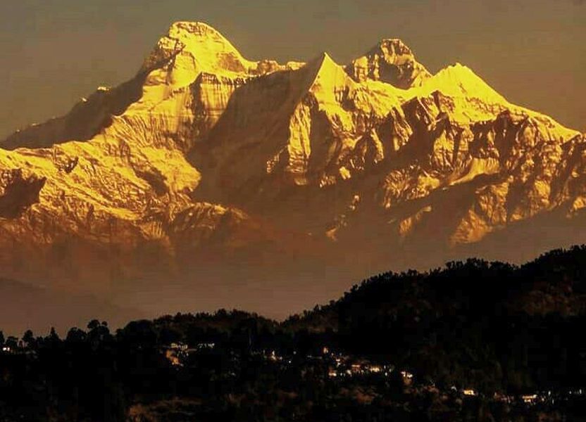 Nanda Devi in the Garwal Himalaya - the highest mountain in India