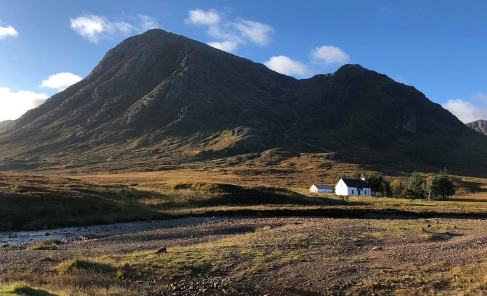 Buachaille Etive Mor from the West Highland Way through Glencoe