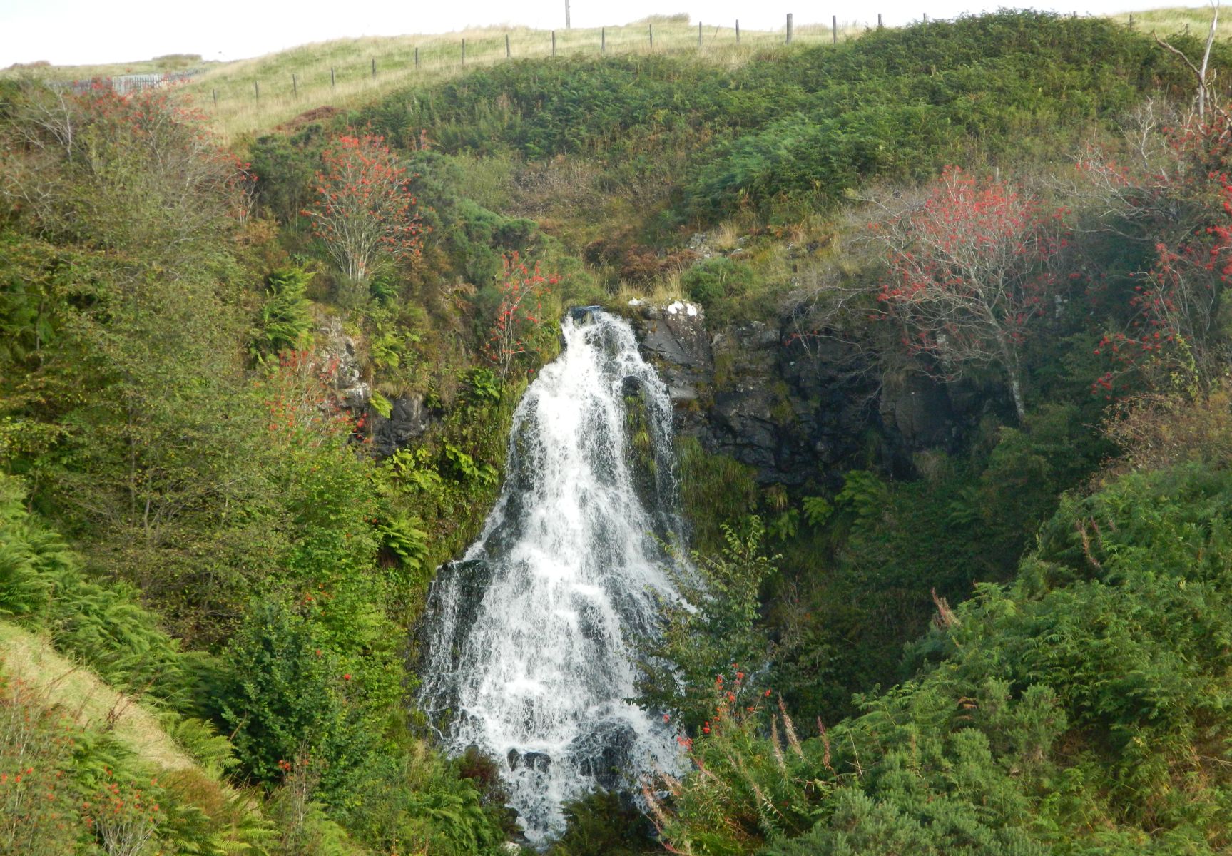 Gray Mare's Tail on Cochno Burn