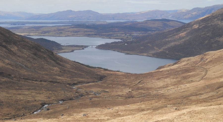 Loch Creran and the West Coast on ascent of Creach Bheinn