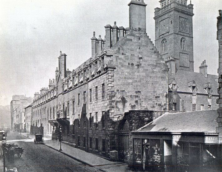 Former University buildings in the High Street in Glasgow city centre