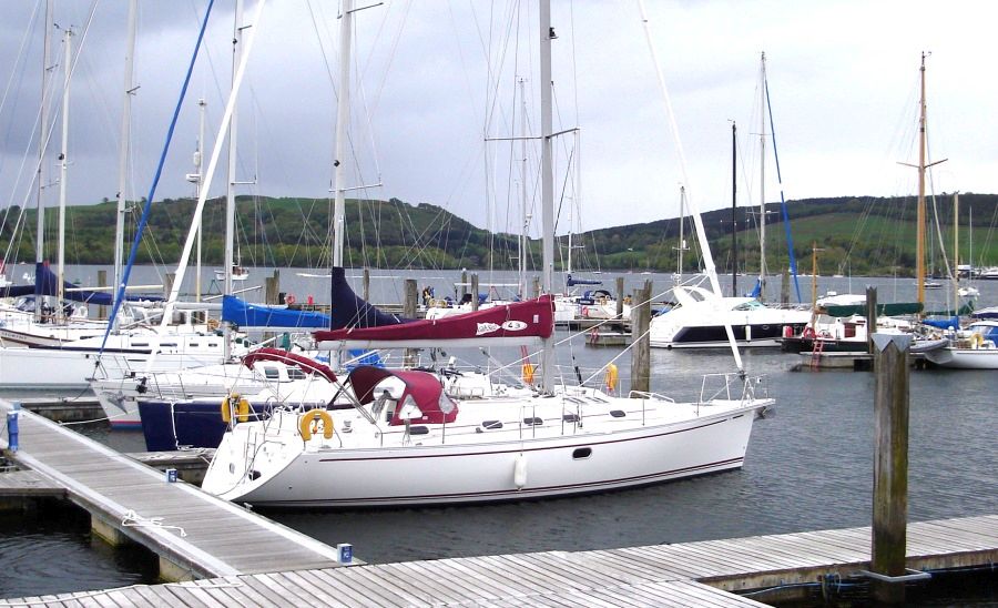 Boats in Marina at Rhu on Gare Loch