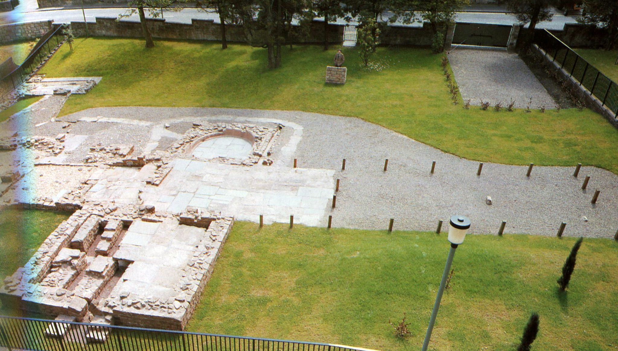 Ruins of Roman Bath House in Bearsden