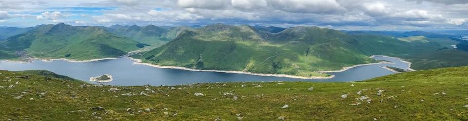 Loch Quoich from Gairich in Knoydart