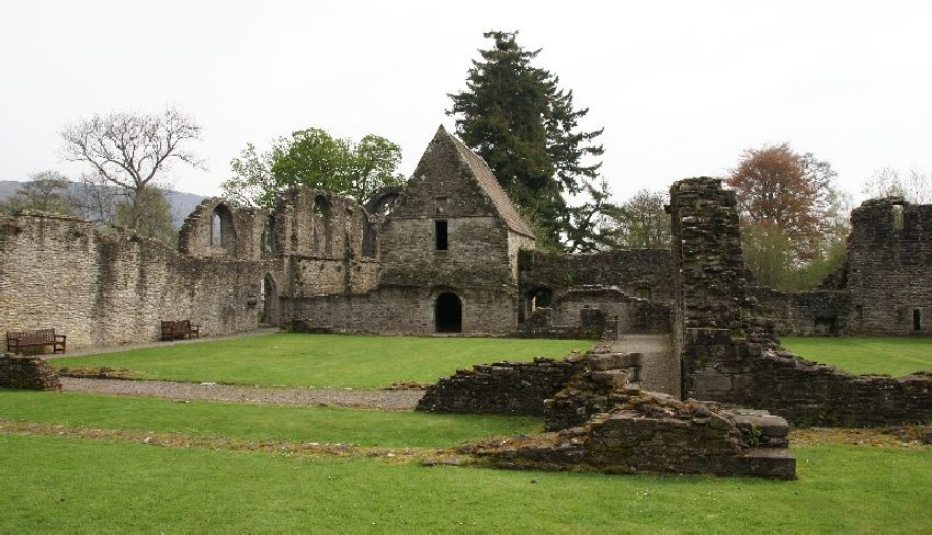 Inchmahome Priory at the Lake of Menteith