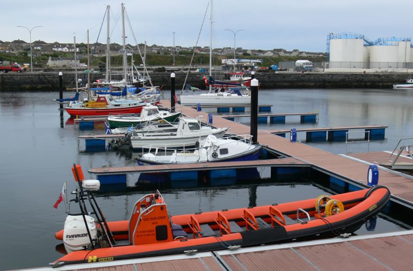 Marina at Wick on the North East Coast of Scotland