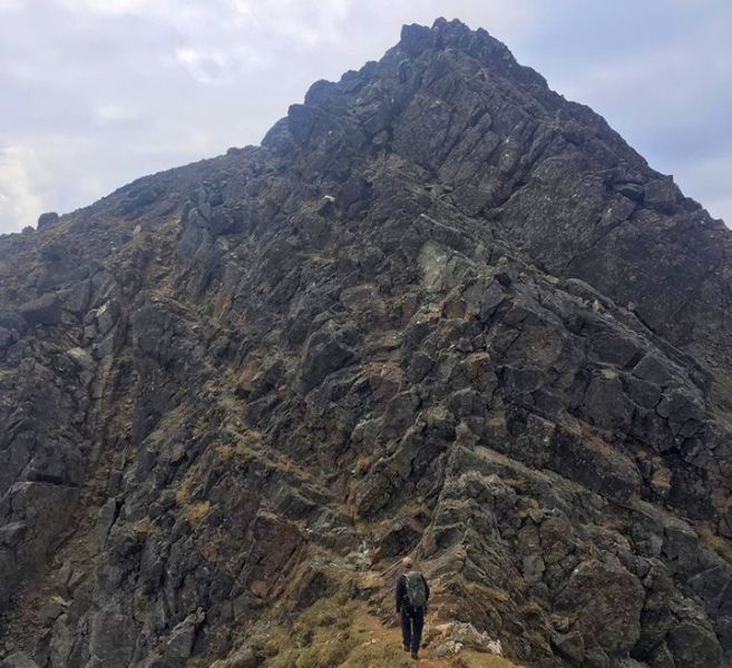 Blaven ( Bla Bheinn ) on Isle of Skye in Western Islands of Scotland