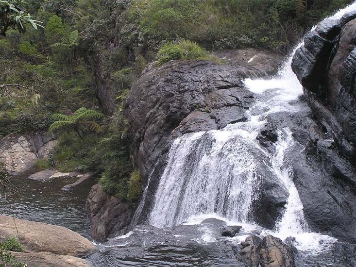 Baker's Falls in Horton Plains National Park