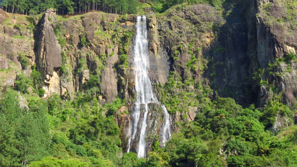 Bambarakanda Falls in the Hill Country of Sri Lanka