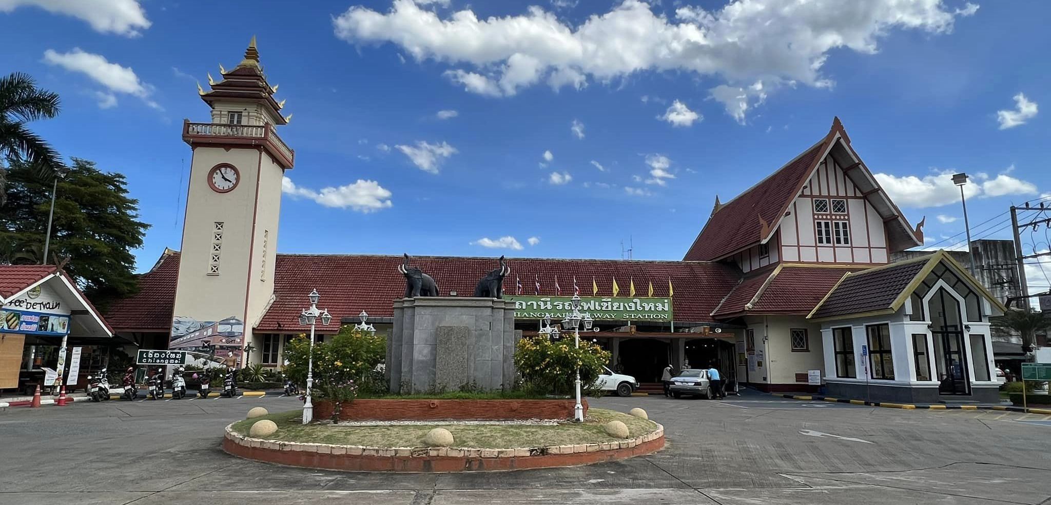 Railway Station in Chiang Mai in northern Thailand