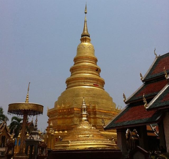 Wat Phra That Haripunchai in Lamphun in Northern Thailand