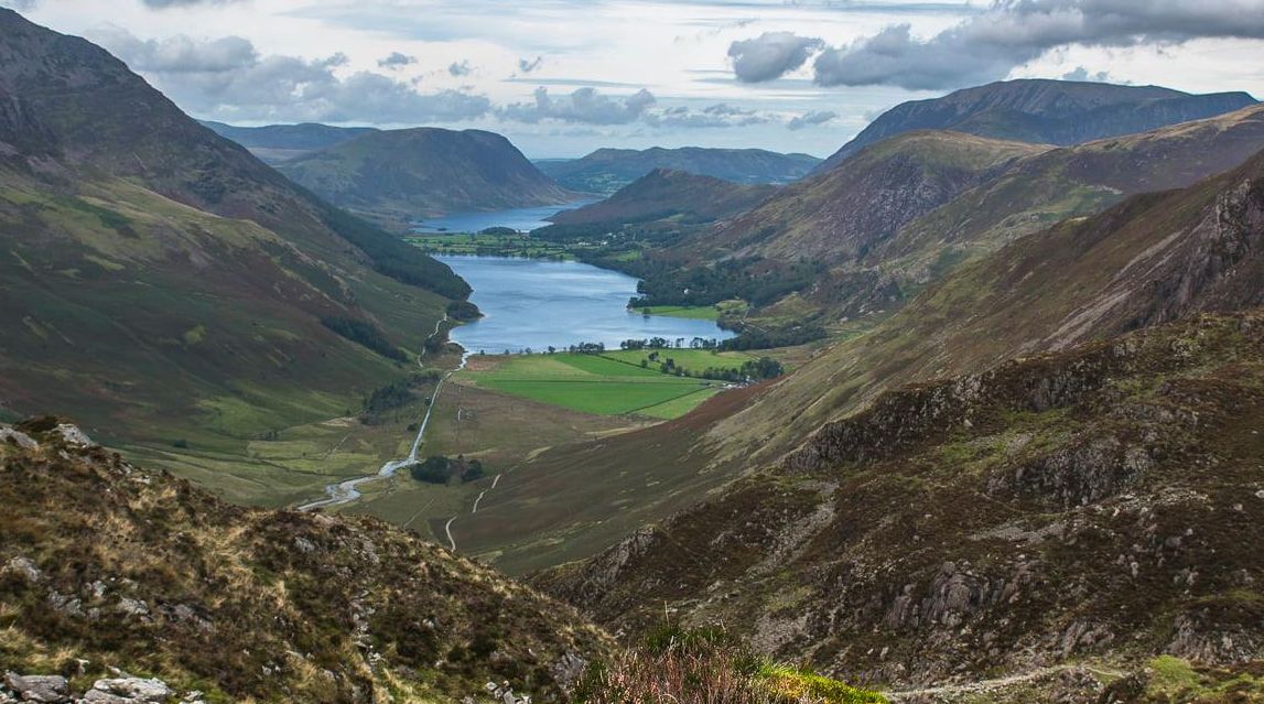 Buttermere in The Lake District of NW England