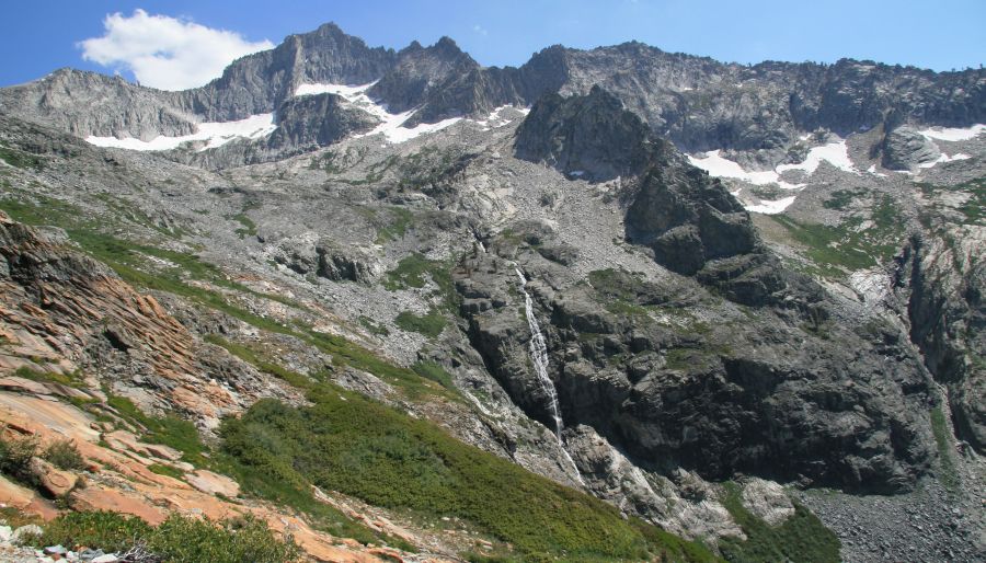 Kaweah Bowl in Western Divide of the Sierra Nevada in Sequoia National Park